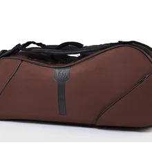 Двухслойная ракетка для тенниса, 6 шт., оригинальная брендовая сумка для ракетки для бадминтона, спортивный тренировочный рюкзак с сумкой для обуви