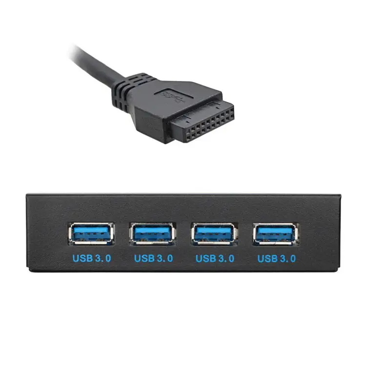Материнская плата 20Pin Соединительный кабель для 3 5 &quotFloppy Bay USB 0 HUB 4 порта Передняя