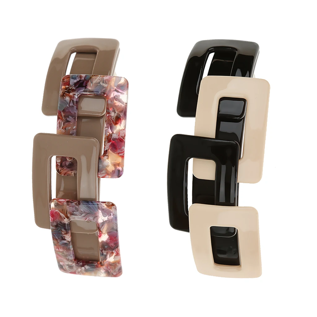 2pcs Leopard Hair Clip Ponytail Hair Clip Hair Clips Spring Barrette Jewelry
