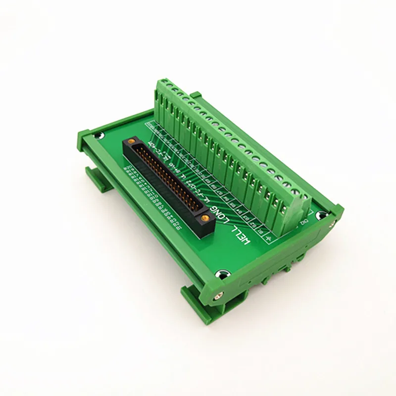 DIN рейка крепление FCN40P PLC интерфейс модуль мужская верхняя переходная плата, клеммный блок, разъем FCN-364P040-AU