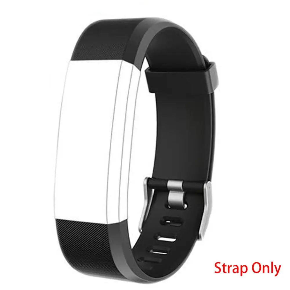 Black strap Мужские и женские Смарт-часы, детский фитнес-браслет, датчик сердечного ритма, часы с будильником, шагомером, напоминание о малоподвижности, Android IOS - Цвет: Black strap