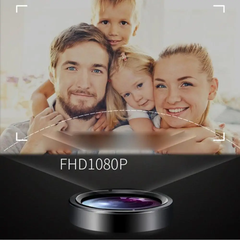 1080P Hd Usb Компьютерная камера Встроенный микрофон Привод Бесплатная живая веб ПК