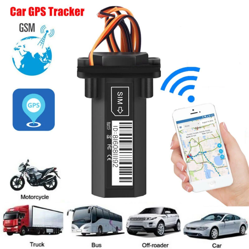Автомобиль мото водонепроницаемый gps трекер GT02 в реальном времени GSM GPRS локатор устройство слежения ACC для обнаружения зажигания низкая мощность сигнализации