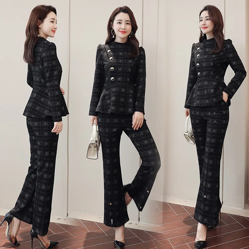 

Slimming Set Female Autumn 2019 New Style Fashion Elegant Goddess-Style Korean-style Western Style Early Autumn Autumn And Winte