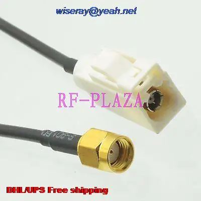 

DHL/EMS 50 pcs Cable 6inch Fakra SMB B 9001 female to RPSMA male RG174 RF Pigtail jumper cable with one year warranty-A2