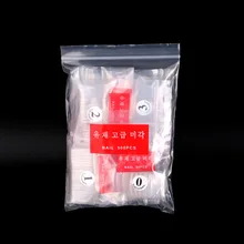 Маникюрные накладные ногти 500 шт прозрачная палочка полностью кончик для ногтей натуральный цвет бандажный галстук готовое изделие удлинение маникюра шт