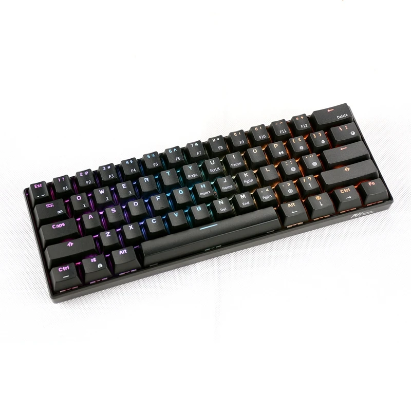 RK61 Беспроводная Bluetooth Механическая игра портативная клавиатура 61 клавиша Rgb механическая клавиатура