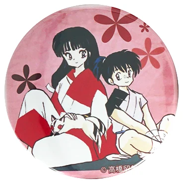 Inuyasha феодальная сказка значок аниме собака демон Kagome Naraku Miroku Sango Shippo Sesshomaru Koga металлический значок брошь булавки - Окраска металла: 05