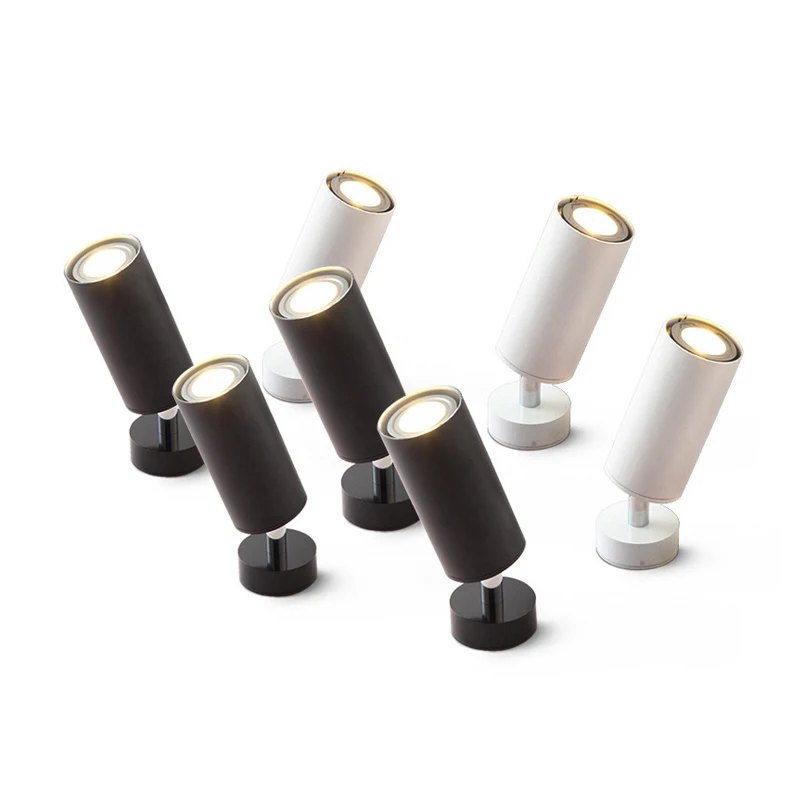GU10 bulb LED Track Light Spot Light Ceiling Mounted Rail Track Lamp Decorative Led spotlight Track Lighting for Shop