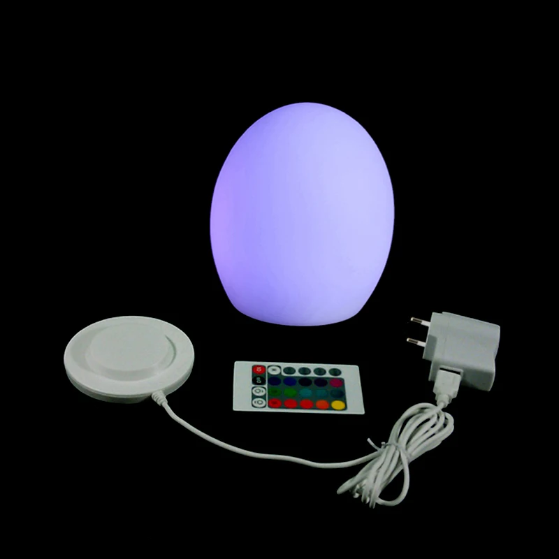 Skybesstech D12*H15cm Mini Night Light Egg Shape 16 Color LED Mood