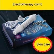 Инструмент для электротерапии высокочастотный электротерапевтический стержень расческа Бытовой Уход за кожей спа салон акне Красота лица оборудование