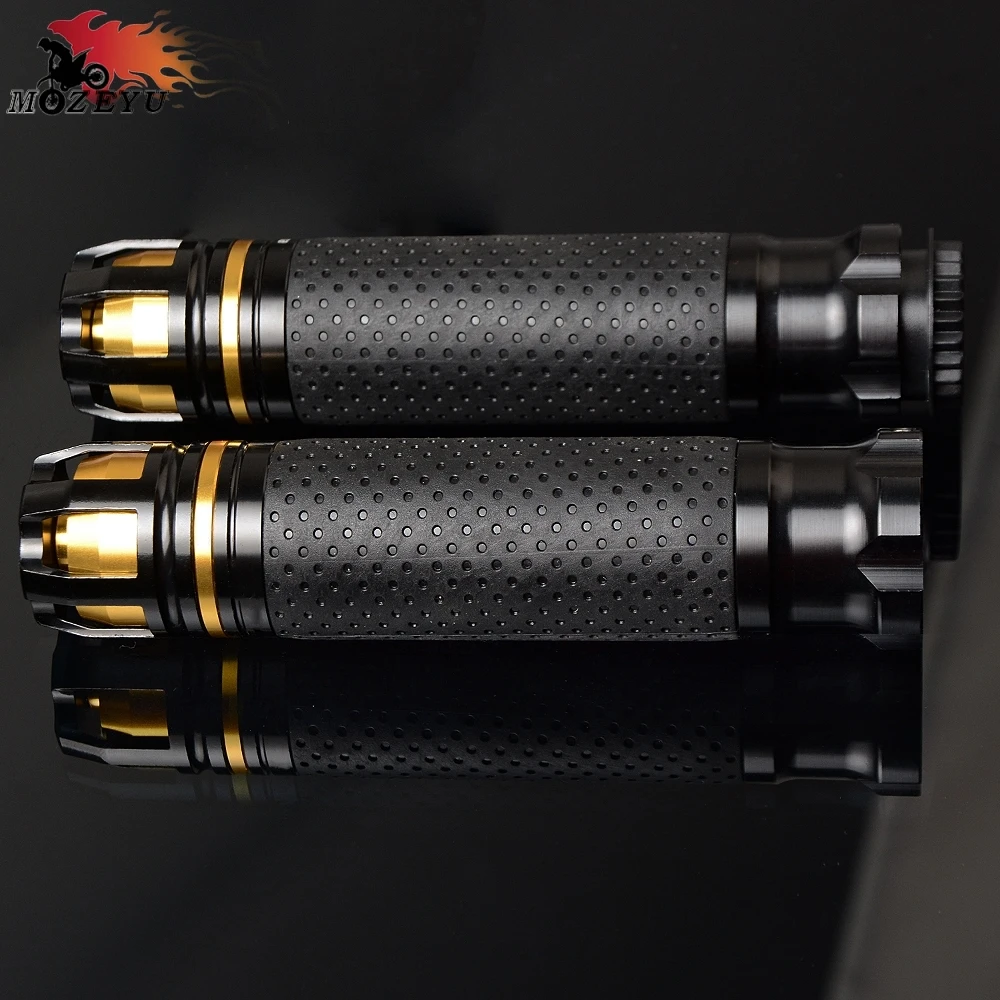 XMAX125 250 7/8 ''22 мм CNC алюминий+ ПВХ Резина универсальный мотоцикл для YAMAHA XMAX250 300 400 Ручка Бар Конец Руль Ручка