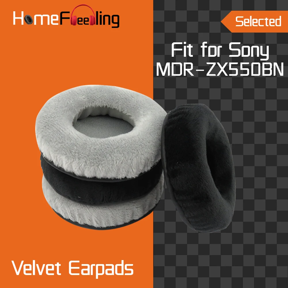 Homefeeling Earpads for Sony MDR ZX550BN Headphones Earpad Cushions Covers Velvet Ear Pad Replacement