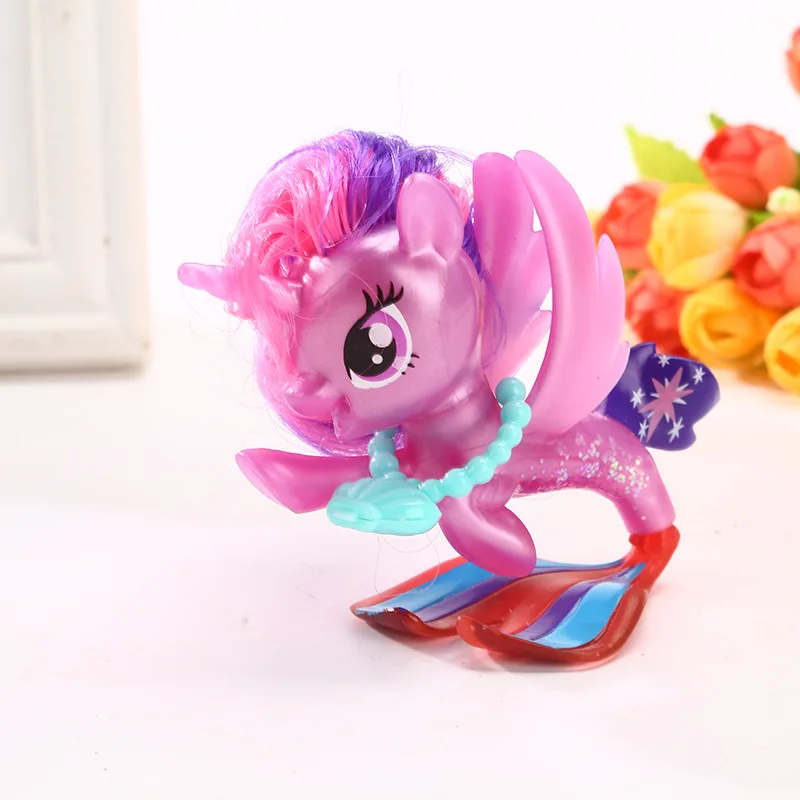6 шт. игрушки My Little Pony набор Волшебная Радуга тире Единорог редкость мини пони ПВХ