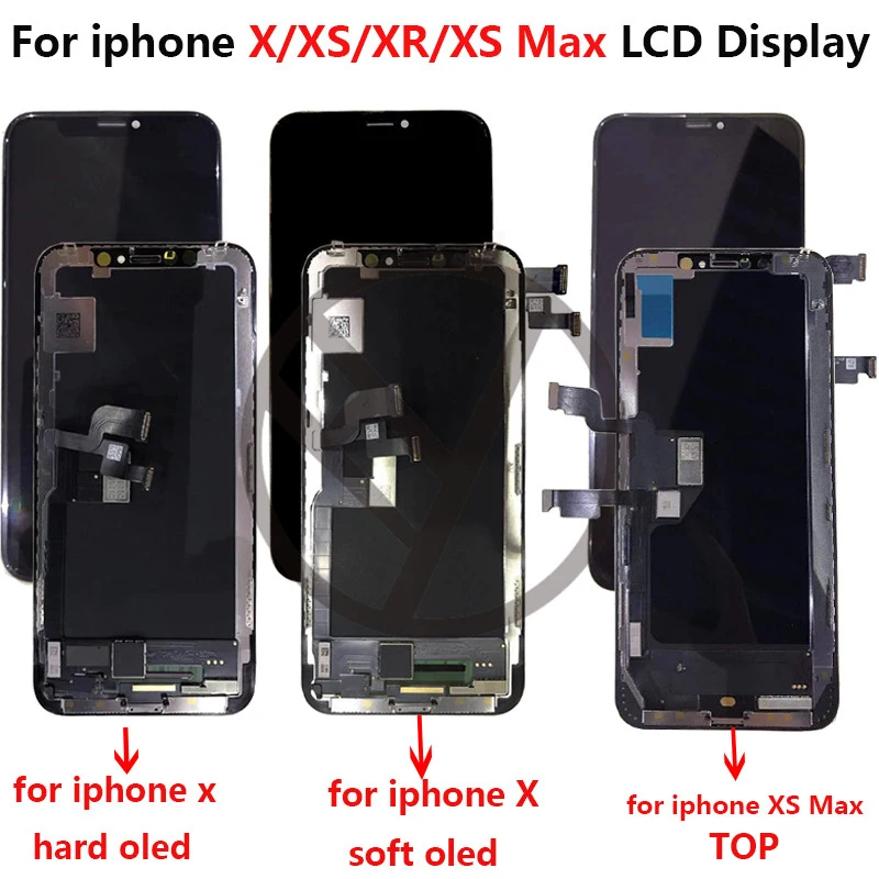 

100% Test Grade For iPhone X XS XR XS Max OLED OEM LCD Display Touch Screen Digitizer Replacement Assembly Parts