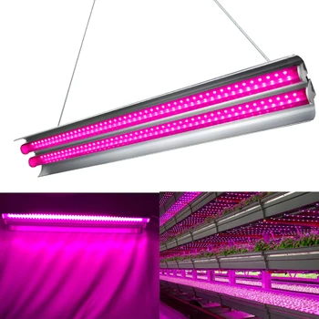 

60W LED Plant Growth Lamp AV 85-265V Plant Floodlight Greenhouse Plant Hydroponic Flowers Seedling Cultivation Spotlight