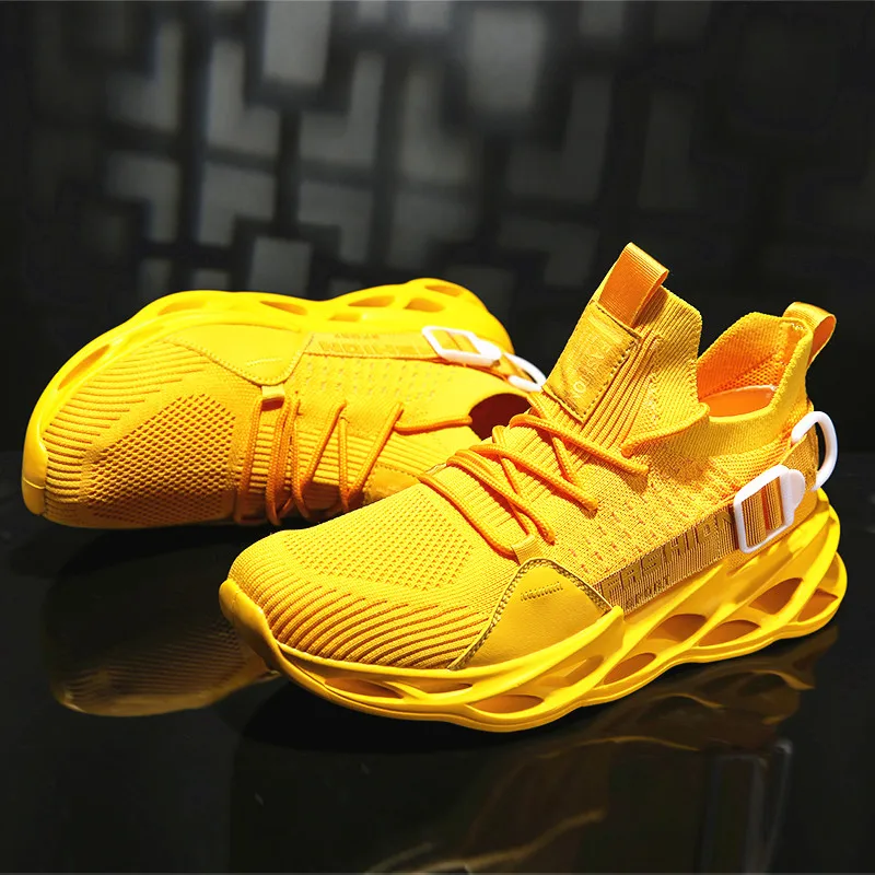 

Sneakers Men Mesh Breathable Running Sport Shoes Unisex Light Soft Thick Sole Hole Couple Shoes Athletic Sneakers Women Shoes