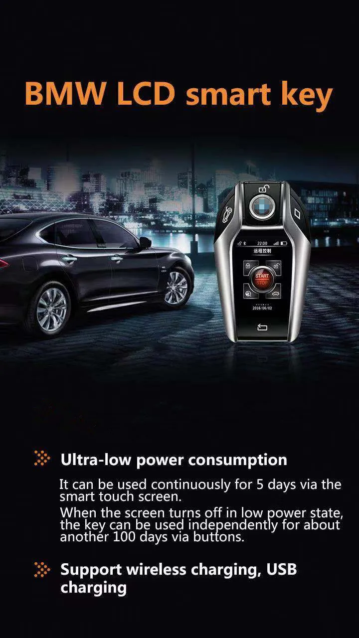 US $307.00 Free Shipping Aftermarket Display Key for BMW F Chasis Model CAS4 CAS4 ESW5 FEM BDC 315MHZ 433MHZ 868MHZ NO REMOTE ENGINE START