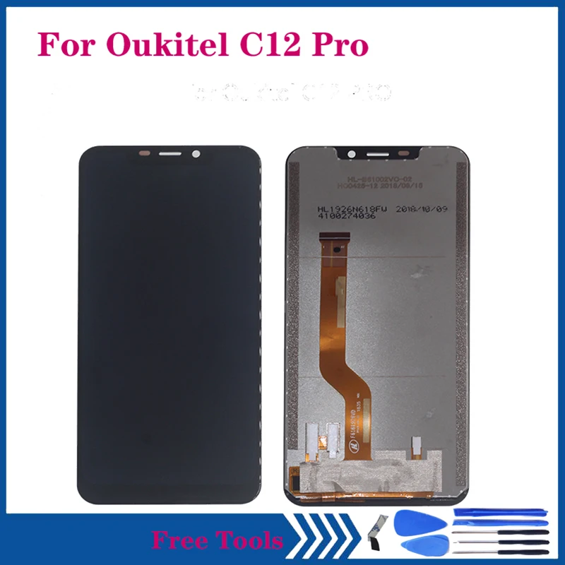 Оригинальный Дисплей для Oukitel C12 PRO ЖК-дисплей кодирующий преобразователь