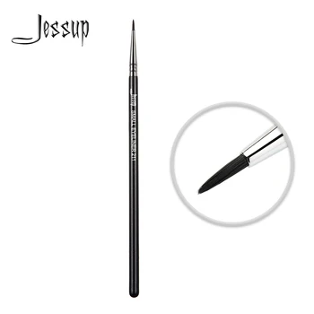 

Jessup Small Eyeliner brush Makeup Black/Silver eye brush Synthetic hair Single eye makeup brushes