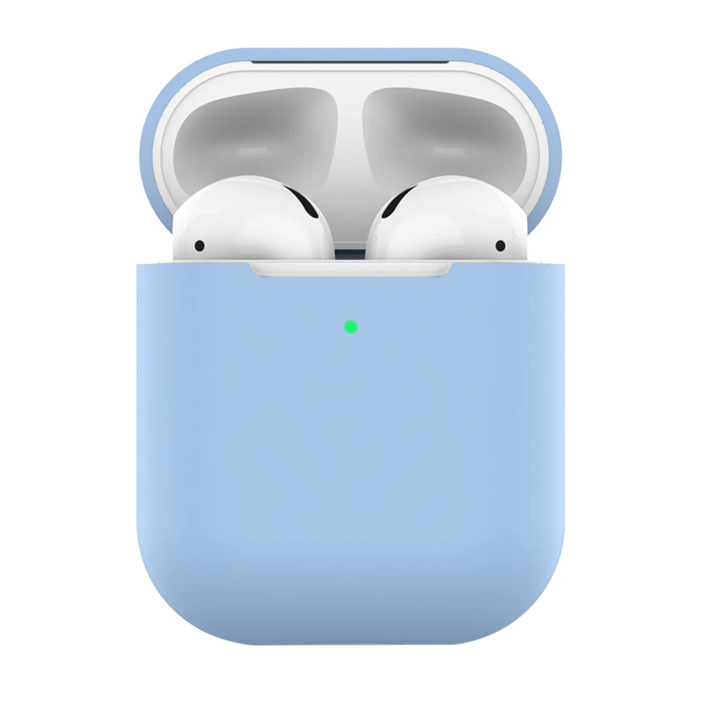 Мягкий силиконовый чехол для Apple Airpods противоударный AirPods Air Pods Чехлы наушников