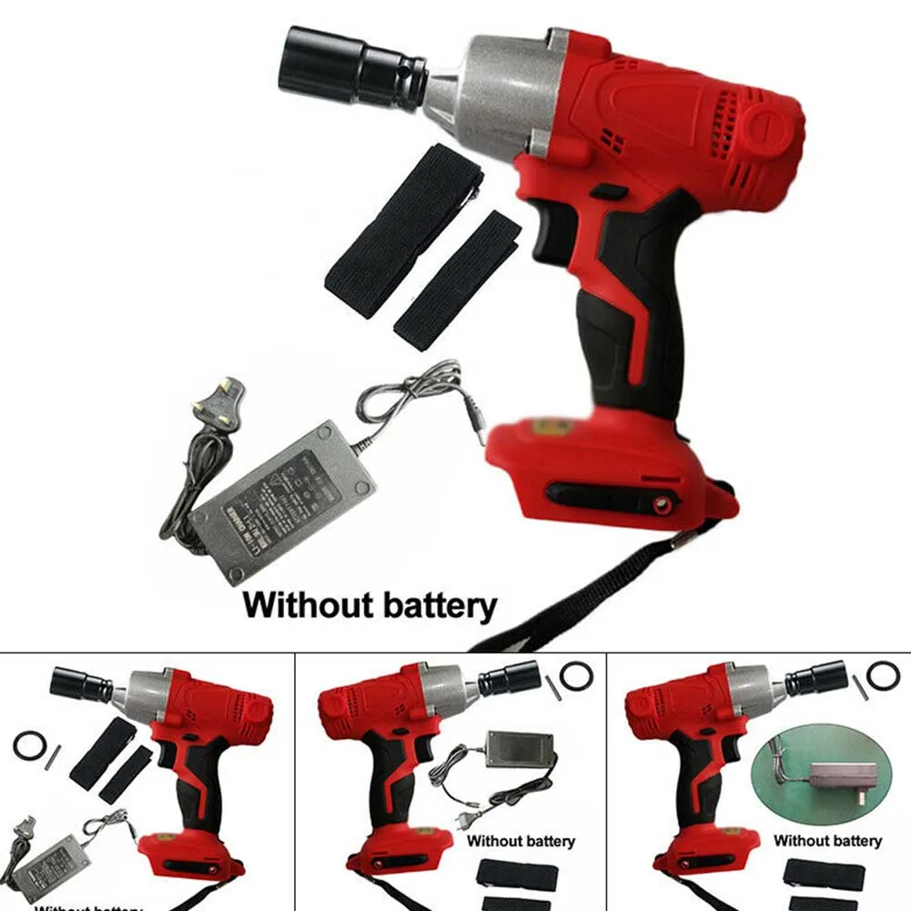 Impact Wrench Spanner Brushless Scaffolder DIY Practical Waterproof Electric Cordless With LED Light Punching Multifunctional