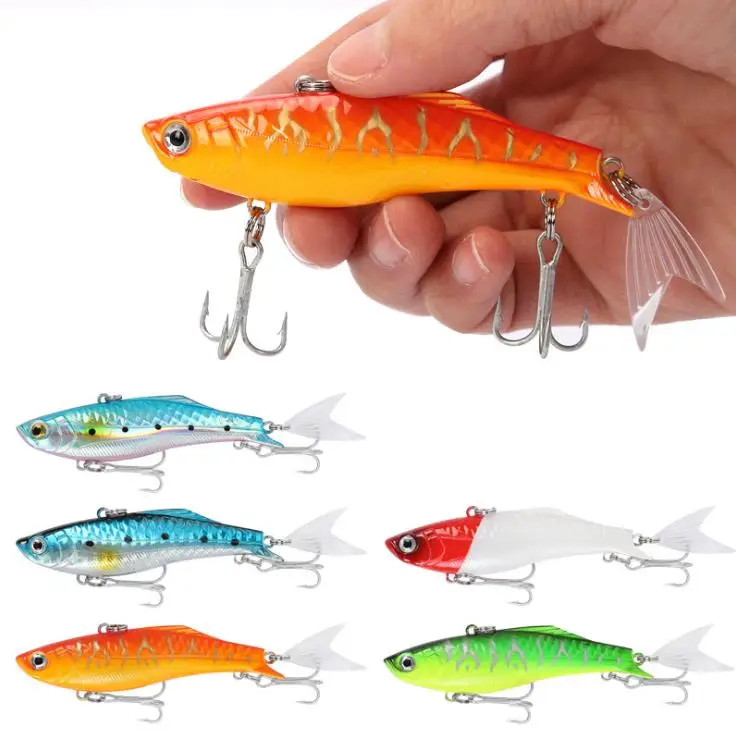 

5 colors fishing lure 7.5cm/23g submerged VIB simulation fake hard bait isca artificial seÃ±uelos de pesca good for fishing
