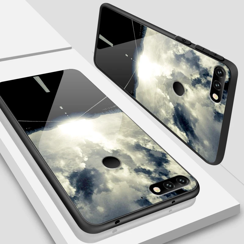 W359 Для Huawei Honor 6X 7A 7X 7C 8A 8X9 облегченное закаленное стекло крышка Y6 Y9 Y7 премьер-профессионал Magic2 Роскошные Защитные чехлы для телефонов - Цвет: W359