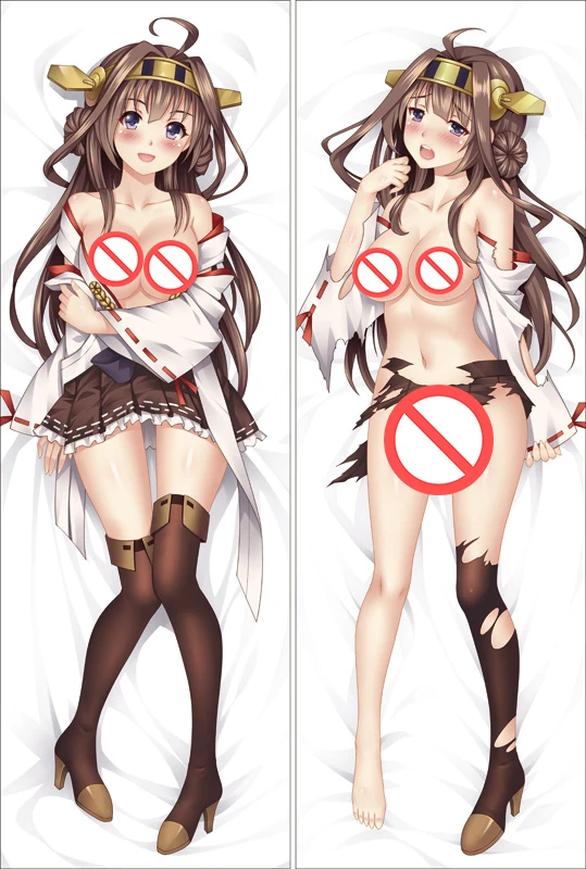 Коллекция аниме Kantai Dakimakura, чехол kancolle Kongō& Haruna, персонажи Shimakaze& Amatsukaze, Чехол на подушку, обнимающий чехол - Цвет: S7