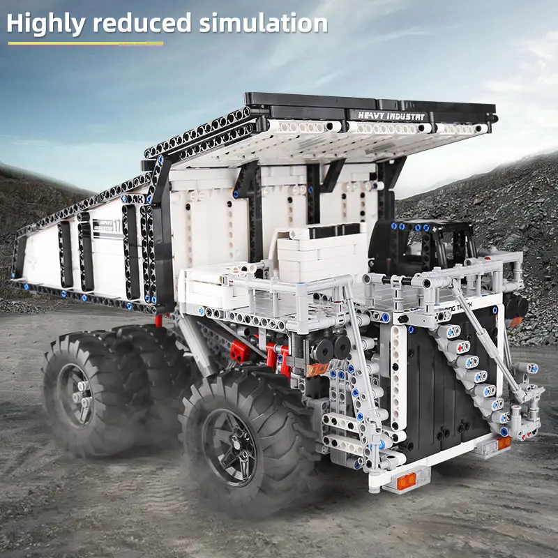 Моторизованный Technic автомобиль игрушки совместимы с MOC 29973 Liebherred RC T284 Mining самосвал