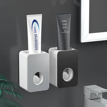 

Toothpaste Squeezer Toothpaste Automatic Dispenser Bathroom Toothbrush Holder Tube Squeezer Bathroom Accessories