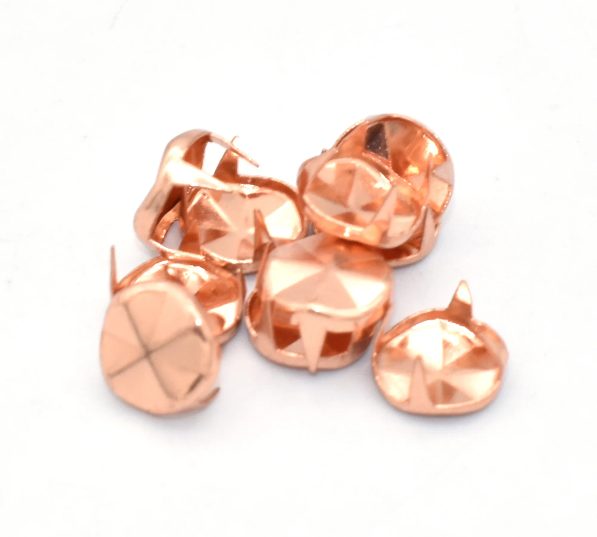 

Decorative Studs Rose Gold Claw Studs Rivet 9mm Spike Nailhead Iron Studs Making Hardware Purse Craft Bag Leather DIY Accessory