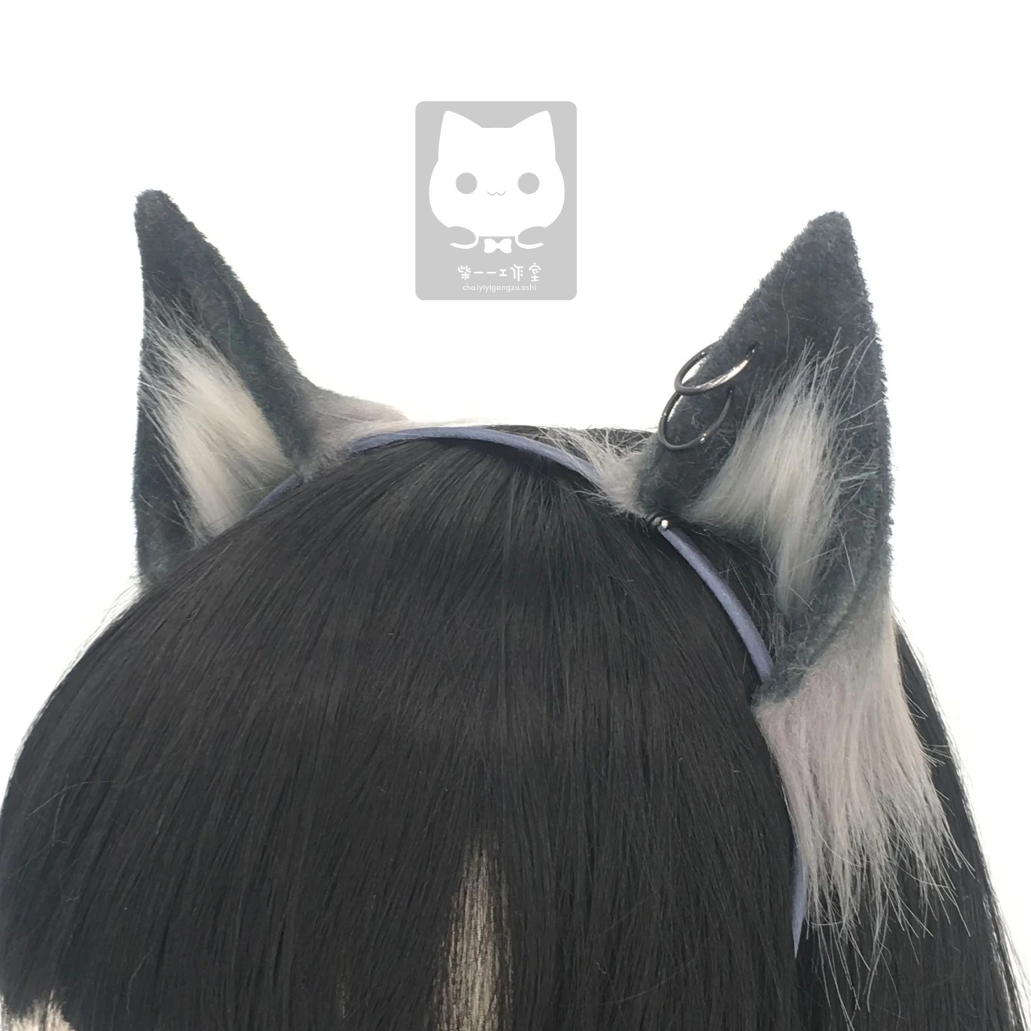 MMGG новые Рыцари Техасский Черный кот Неко уши лисы обруч для волос для аниме Лолита косплей костюм аксессуары