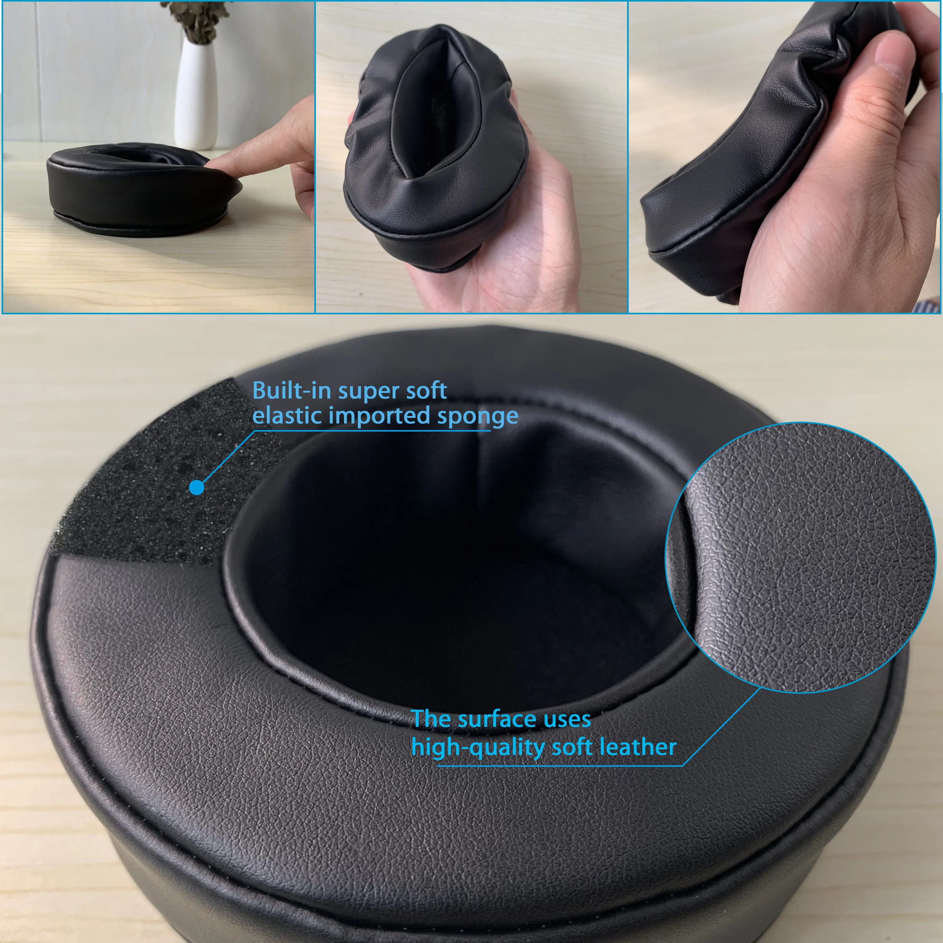 Nullkeai Replacement Thicken Earpads for AudioTechnica ATH AD1000X ATH AD2000X Headphones Earmuff Earphone Sleeve