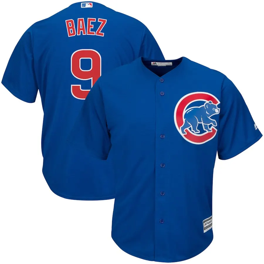 Мужская майка Chicago Javier Baez Anthony Rizzo Kris Bryant - Цвет: Черный