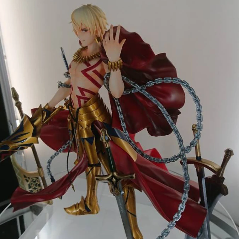 1/6 ГК ручная работа смола белый плесень WF2019 Лето FGO герой король золото Сияющий белый плесень