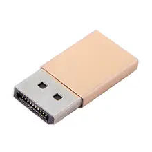 Cy dp adaptador de exibição virtual displayport manequim plug sem cabeça fantasma emulador 2560x1600p @ 60hz