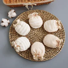 Зимние цветные хлопковые жаккардовые противозахватные перчатки для новорожденных девочек и мальчиков хлопковые детские противозахватные перчатки для детей от 0 до 12 месяцев