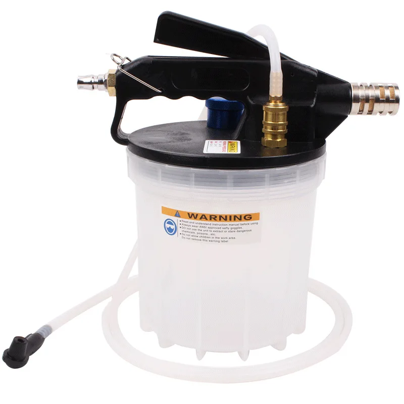 

2L Car Vacuum Brake Bleeder Fluid Pump Drain Kit Oil Change Tank Tubes Repair Tools With 1/4 Inch Air Intel Large Capacity