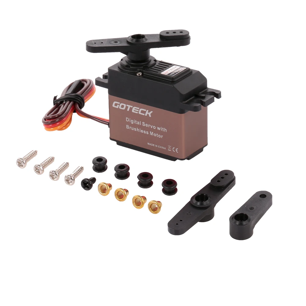 

HB1621SG Metal Gear High Torque 19KG Digital Servo with Brushless Motor Waterproof for RC Car Helicopter Boat Robot