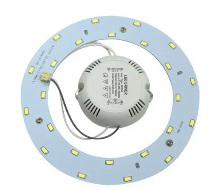 HiMISS 243 мм Диаметр 18 Вт 36 светодиодный s 5730 SMD чистый белый светодиодный потолочный светильник алюминиевая кольцевая плата панельный круглый светильник
