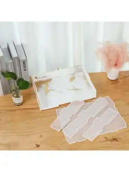

DIY Storage Board Resin Mold Desktop Folder Storage Box Tray Epoxy Resin Molds 83XF