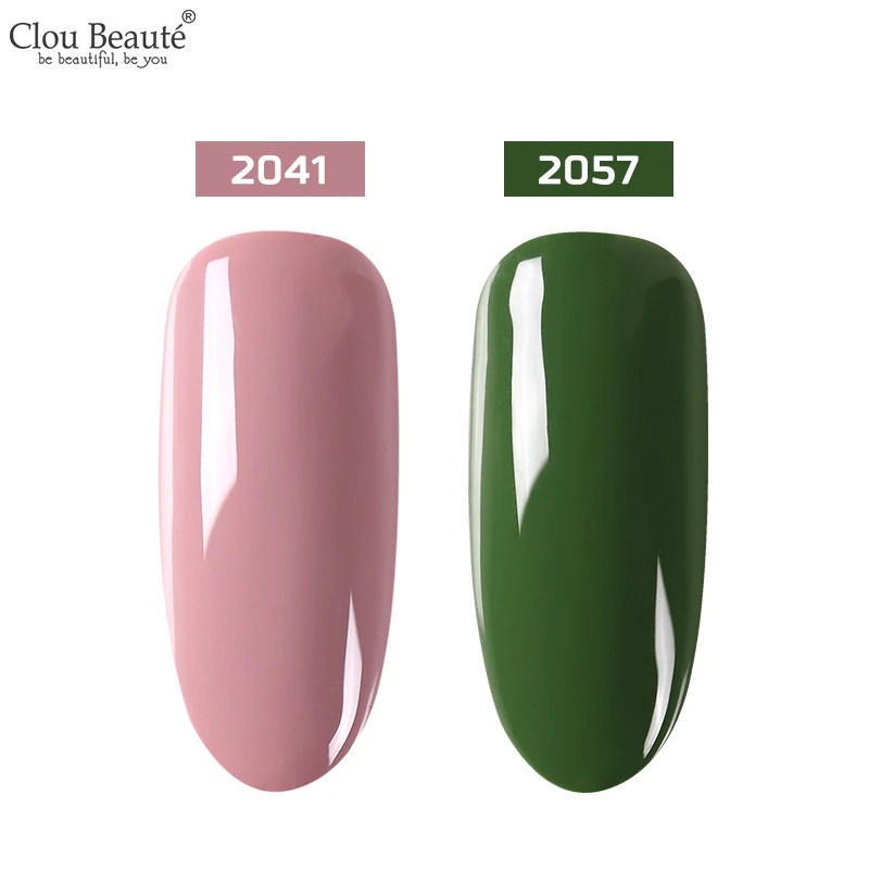 Clou Beaute набор Гель-лак УФ светодиодный лак для ногтей маникюр Vernis Полупостоянный Гибридный Гель-лак для ногтей впитывающий Гель-лак для ногтей - Цвет: 2041 2057