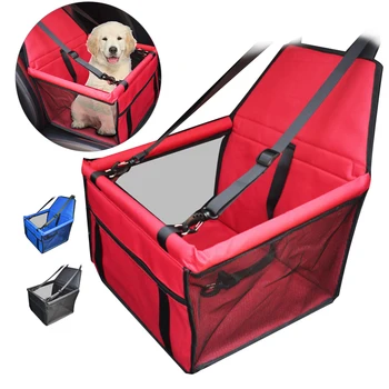 

Folding PortableTravel Accessories Mesh Hanging Bags Folding Pet Supplies Waterproof Dog Mat Blanket Safety Pet Car Seat Bag