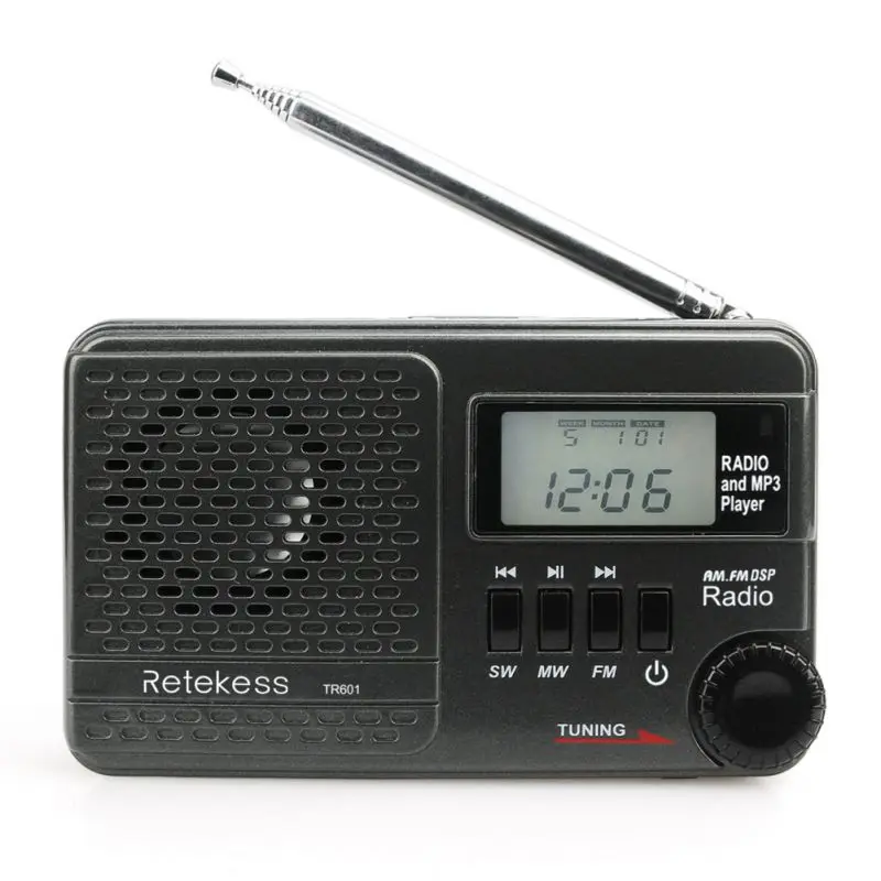 

Mini Personal FM/AM/SW Radio, Outdoor Radios MP3 Music Player With Antenna And Earphone Jack