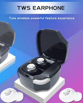 

TWS-A8 Mini Bluetooth 5.0 Earphone Waterproof HiFi 3D Stereo Sound Wireless Bluetooth In-ear Earphone for Sports