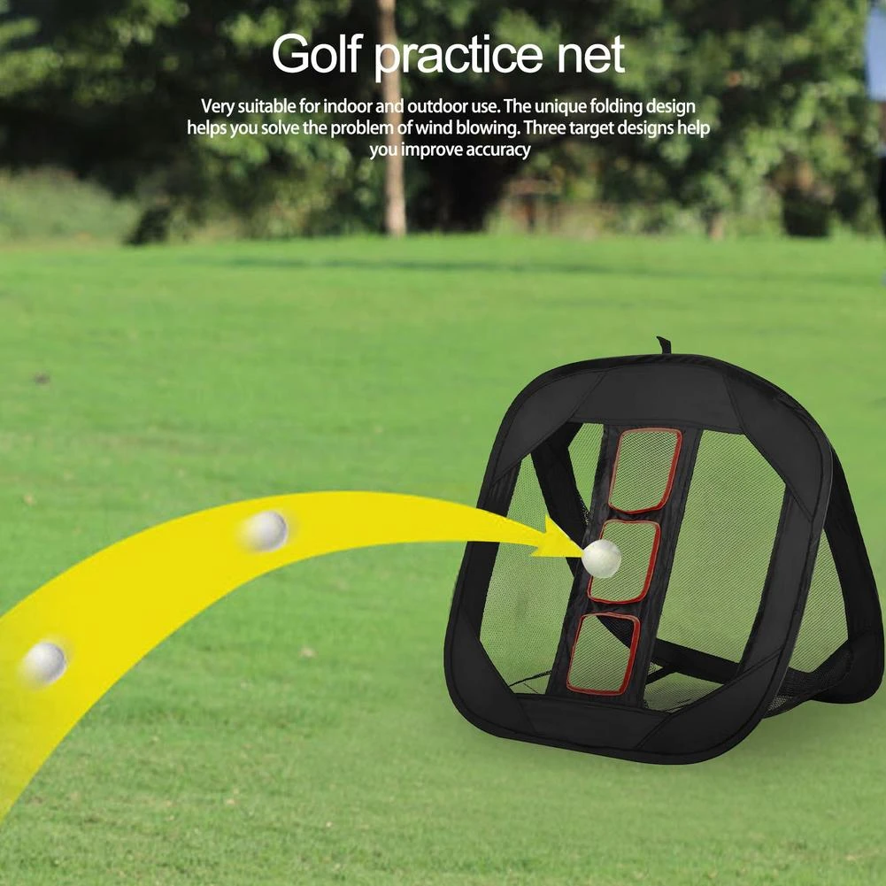 Foldable Golf Hitting Practice Net Lightweight Indoor Outdoor Garden Golf  Hitting Pitching Target Training Aids Cage Mat|Golf Training Aids| -  AliExpress