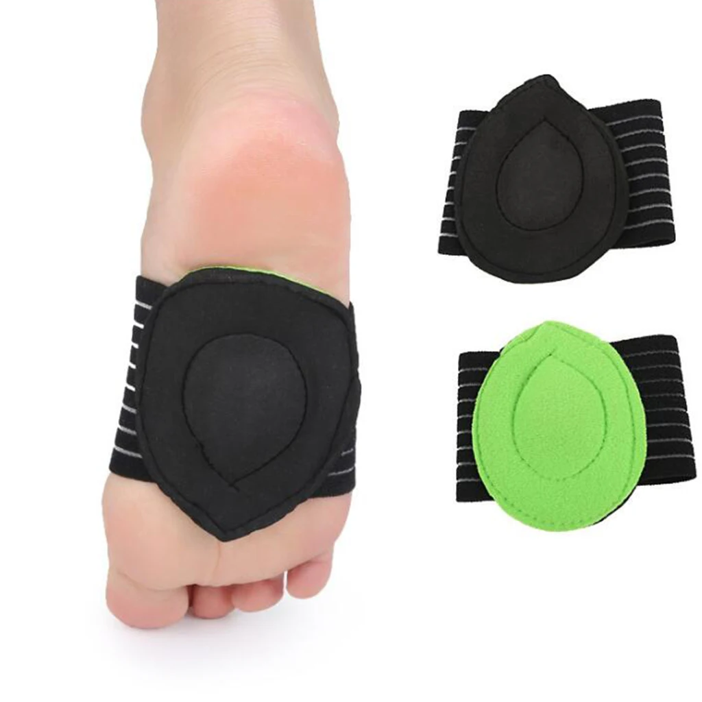 1 Pair Breathable Arch Support Braces Cushion Plantar Fasciitis Sleeves Socks for Flat Feet with Comfort Gel Pad