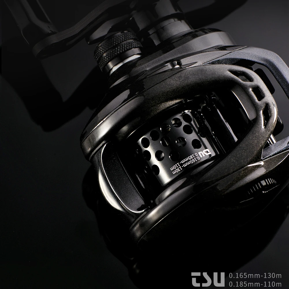 Fishing Reel TSURINOYA DARK WOLF DF50 BFS Ultralight 151g Ajing Carbon Saltwater Baitcasting For Perch Trout Shad