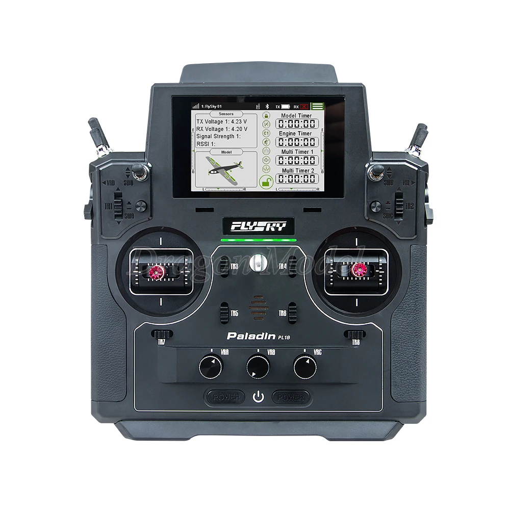 Flysky FS-PL18 Paladin 2,4 г 18CH радио передатчик w/FS-FTr10 приемник HVGA 3,5 дюймов TFT сенсорный экран для Радиоуправляемый fpv-дрон